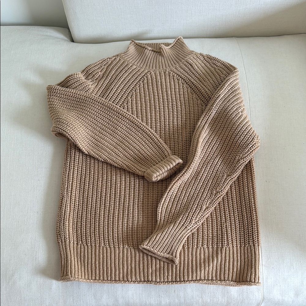 J. Crew Camel Turtle Neck Sweater